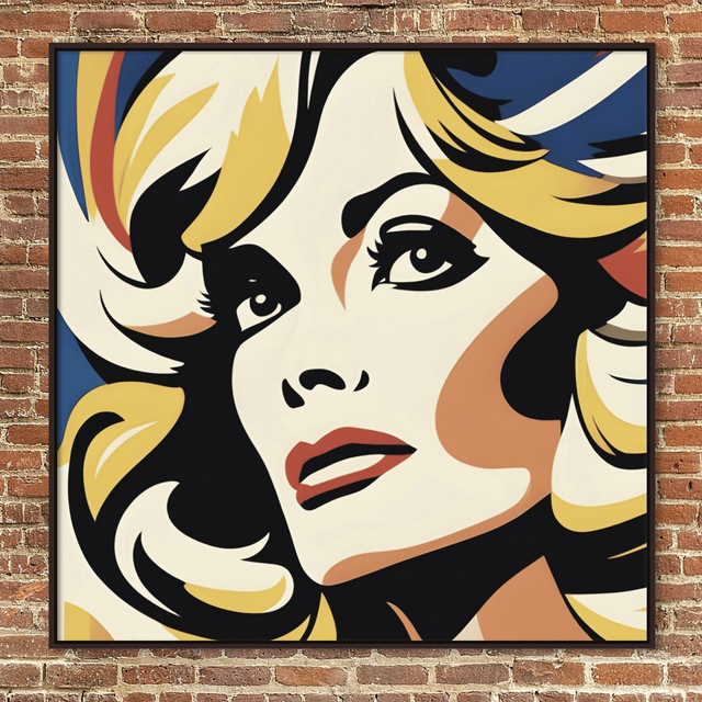 Pop Art, Wall Art, Framed Canvas Print, Unique, Retro Art, Statement Art, Comic Art, Colourful Home Decor