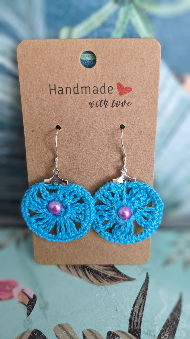 Boucles d&#039;oreilles crochet en argent