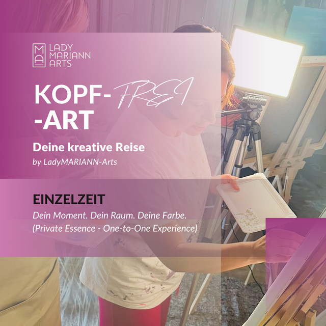 Gutschein KOPF-Frei-ART "EINZELZEIT" by LadyMARIANN-Arts