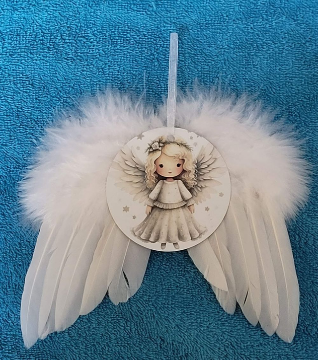 Engelvleugels - kerstversiering