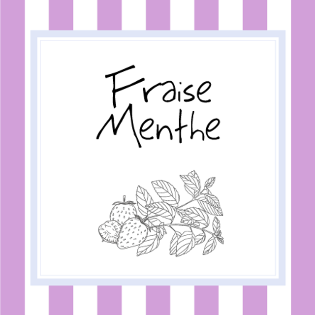 Fraise Menthe (Confiture, 370g)