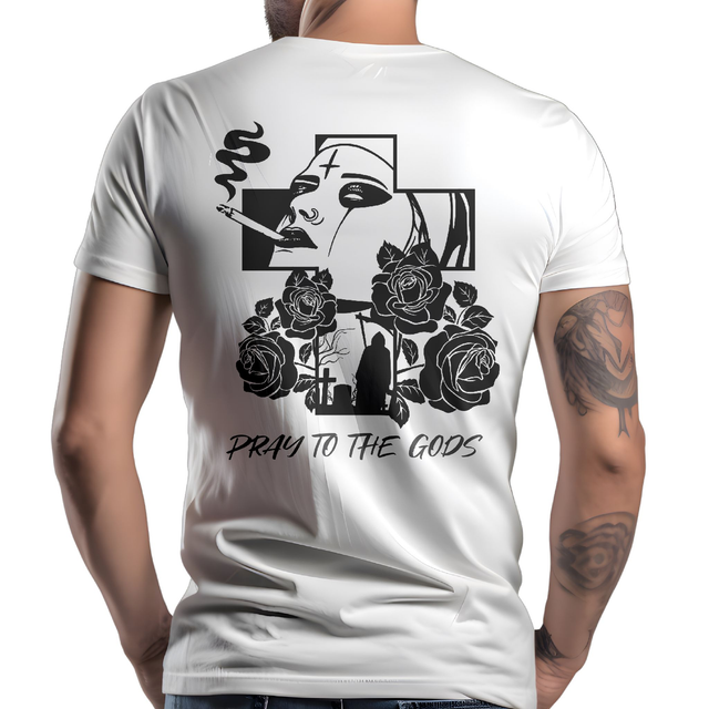 T-Shirt Homme  &quot;Pray to the gods&quot; 