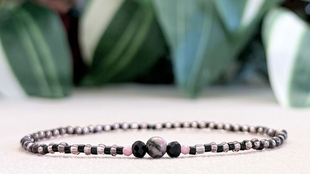 Bracelet | Rhodonite - Trio 2