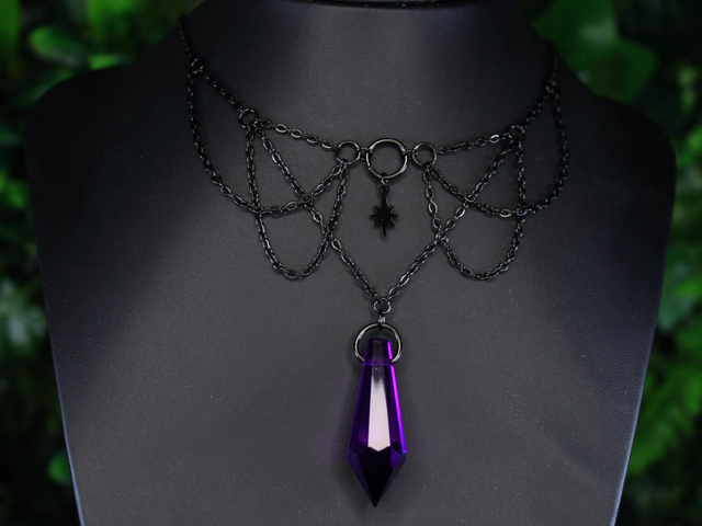 C0036 • Collier MIDNIGHT ELEGANCE