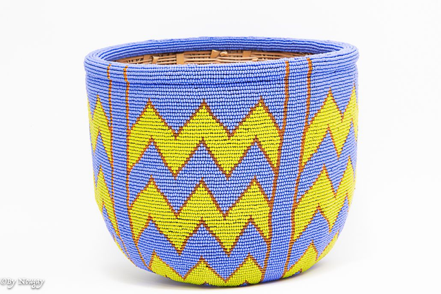 Panier seau perlé L