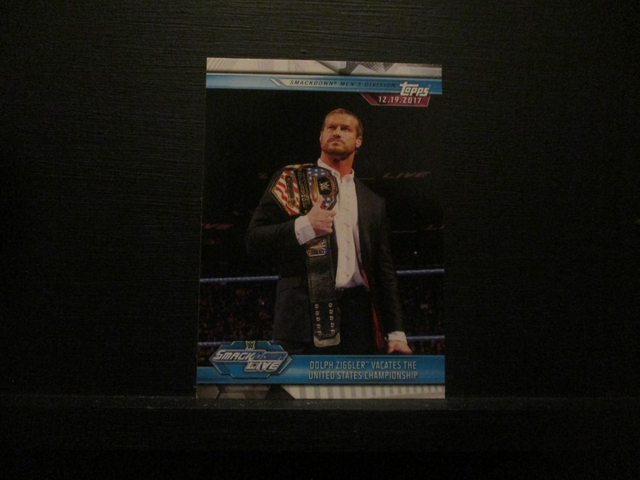 Dolph Ziggler Vacates The United States Championship - Champions Original Trading Card #80