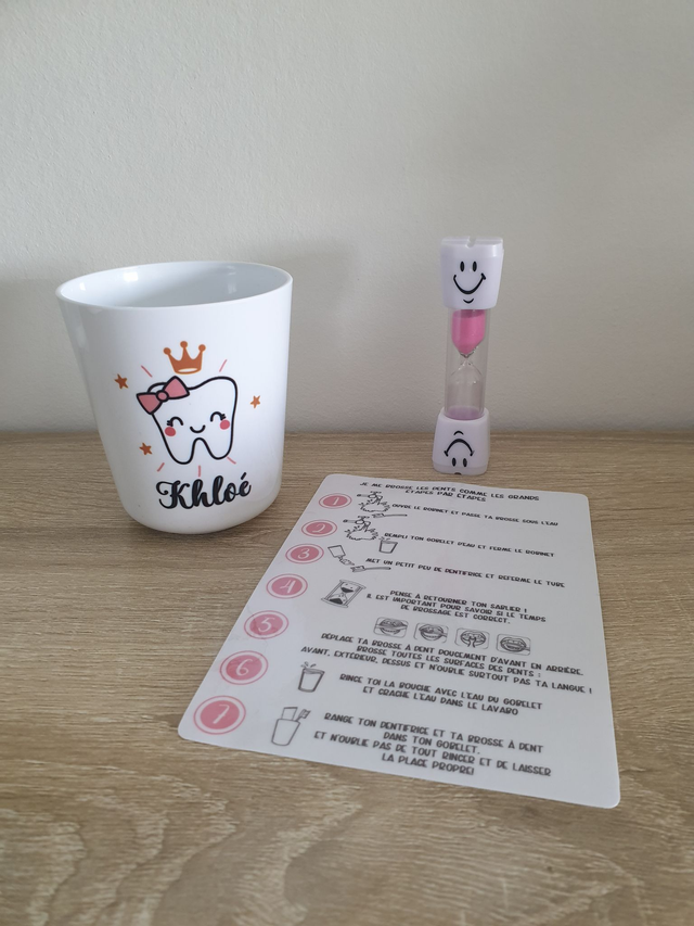 Kit pour le brossage des dents version fille