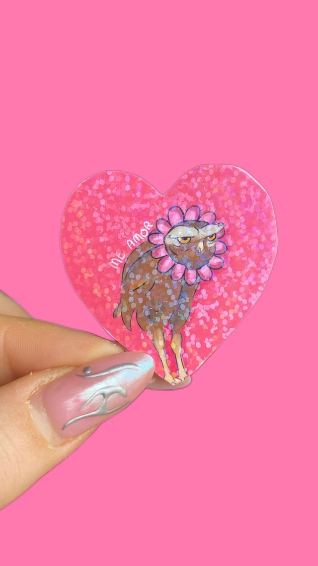 Sticker My Love Hibou grincheux