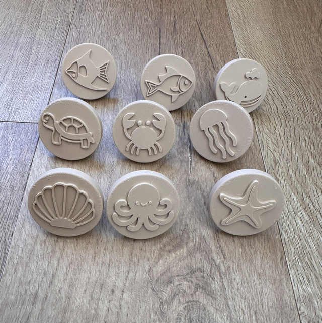 Oceaandieren stempels 