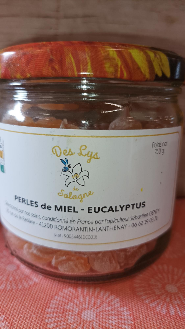 Bonbons Perle miel eucalyptus