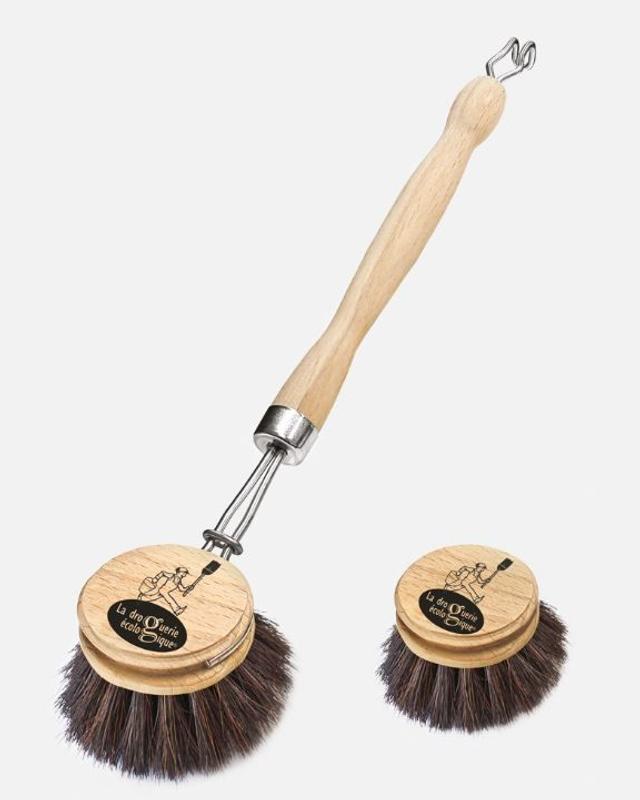 Brosse vaisselle rechargeable bois - La Droguerie Ecologique 