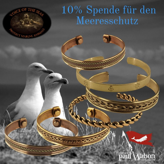 Armreife aus Kupfer bzw. Kupfer/Messing