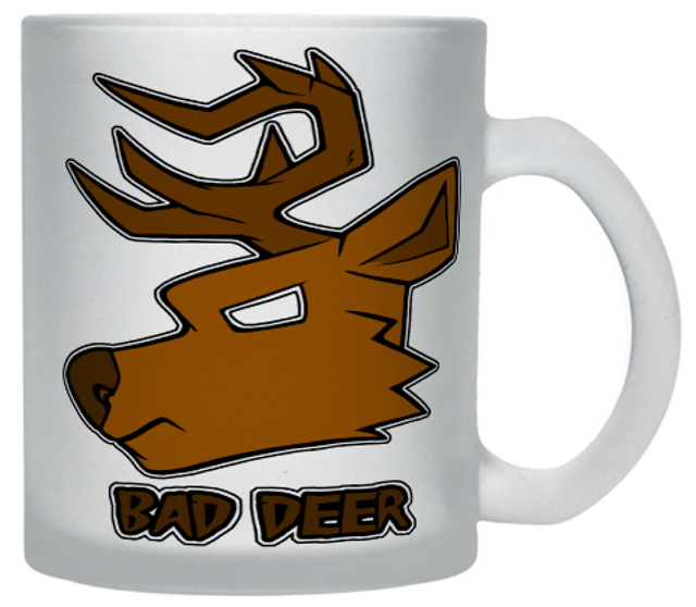 Bad deer - Nebelglas