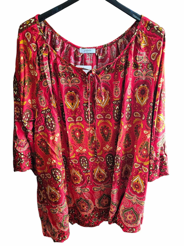 BLOUSE ALIMA ROUGE 