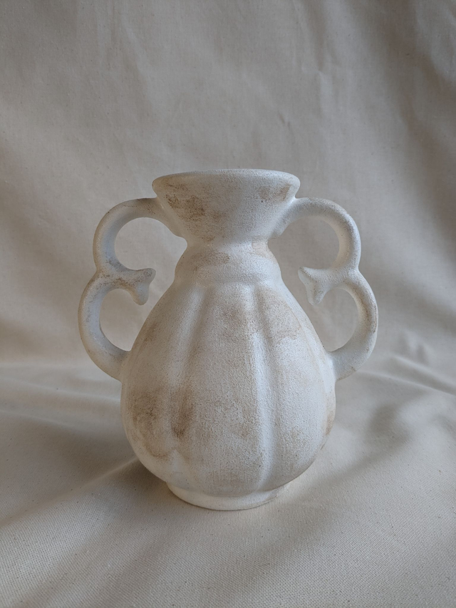 Vase Mia - blanc rustique