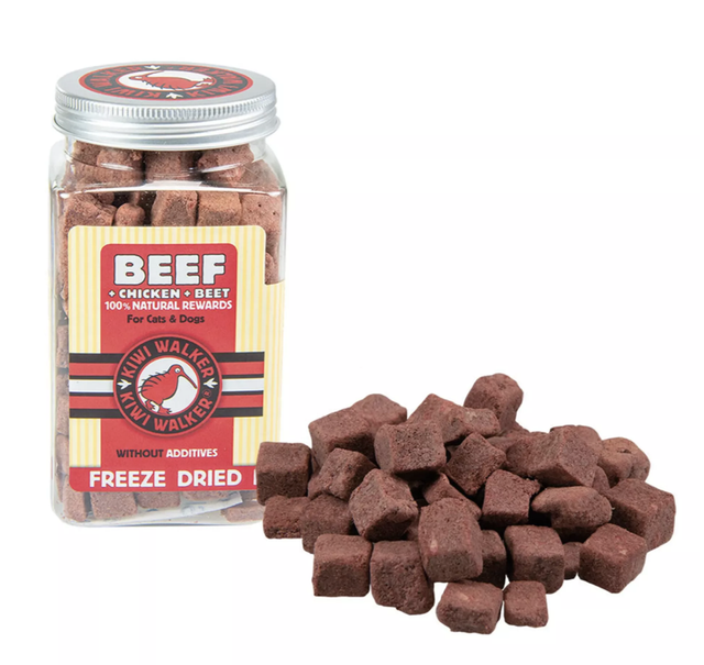 'Freeze dried beef' - Hundesnack Rind von Kiwi Walker
