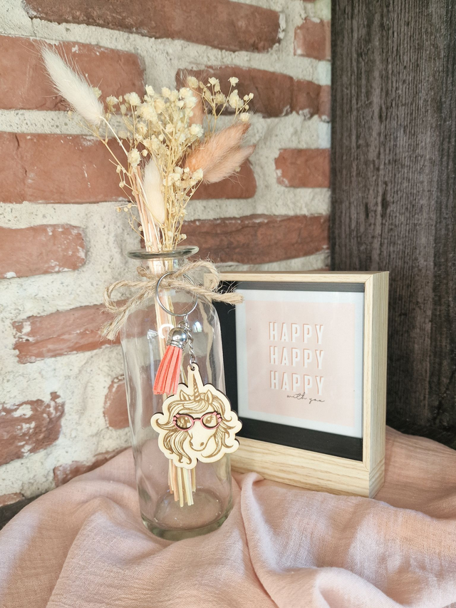 Porte clés animaux rigolos - Licorne