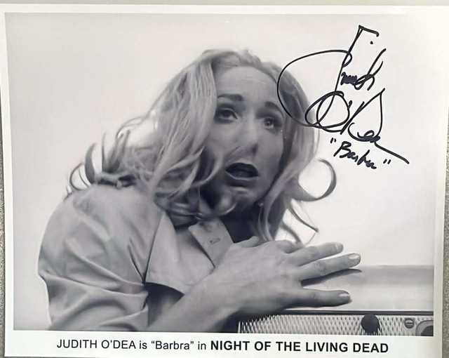 Judith O'Dea Autograph (Night of the Living Dead)