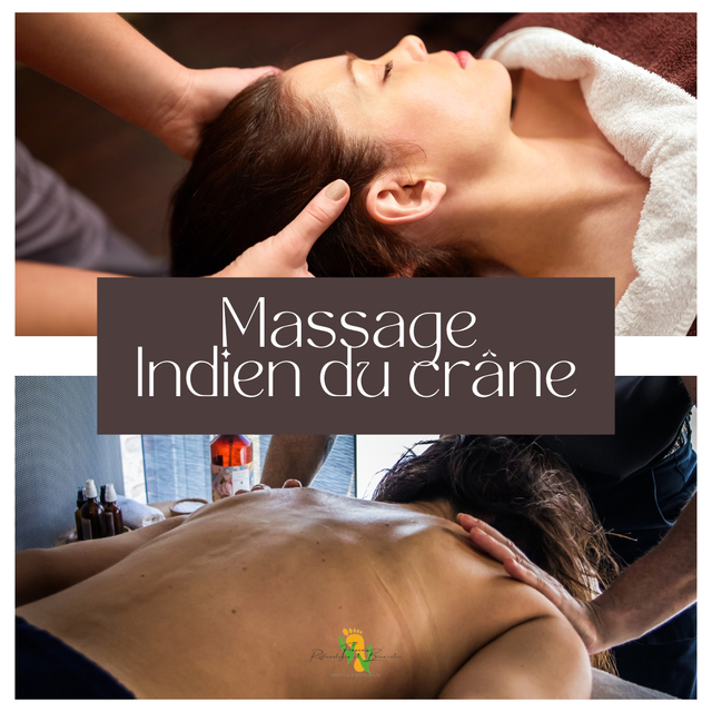 Massage Indien du crâne et du haut du corps