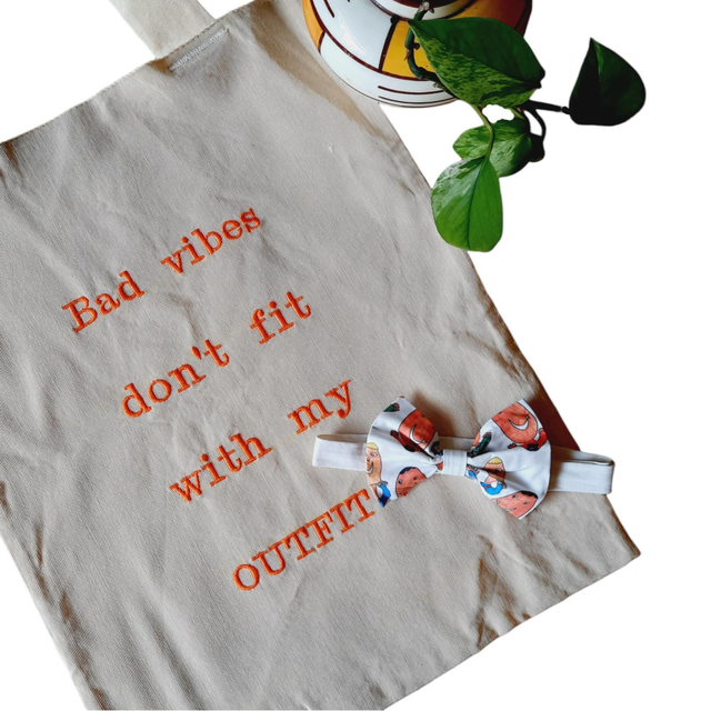 Tote bag avec broderie personnalisée 