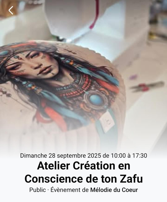 Journée " Création en conscience de ton zafu "