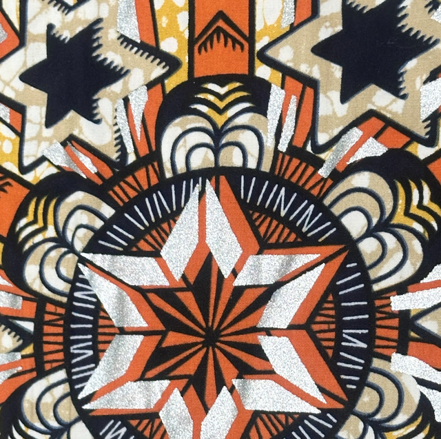 Wax Douala 1m80 Coton Pailleté 