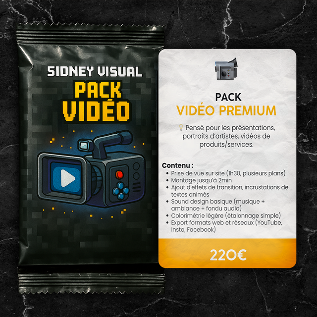 PACK VIDÉO PREMIUM
