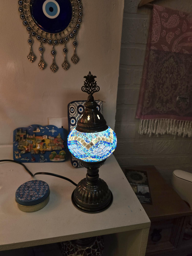 Small Mosaic Table Lamp