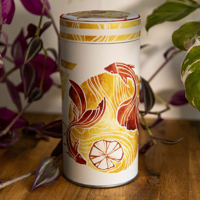 Boite à thé - Poissons japonais 