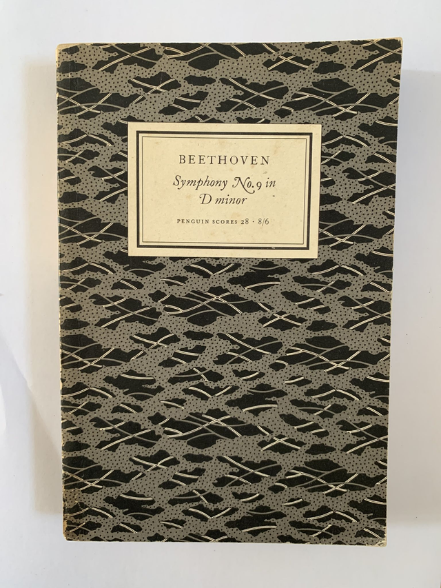 Beethoven Symphony No 9 In D Minor Op.125 Penguin Score 28 1955