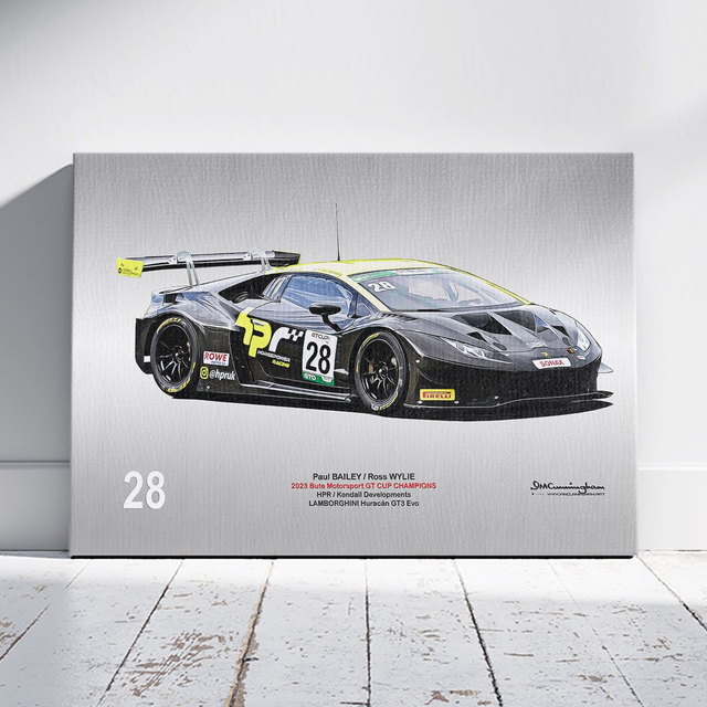 C240101 Lamborghini Huracan GT3Evo GT Cup 23 Champions Kendall #28