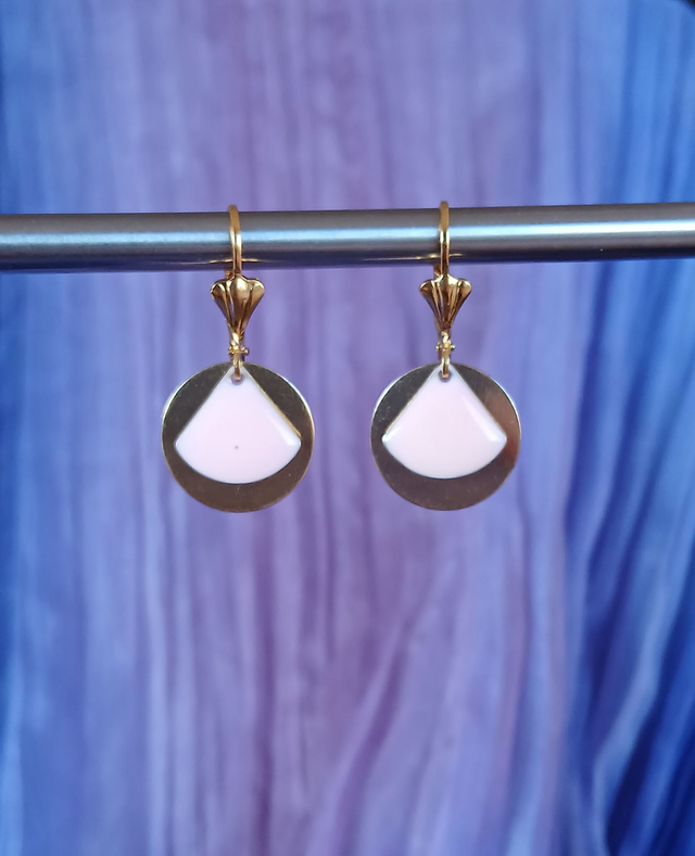 Boucles d'oreilles Eventail (coloris au choix)