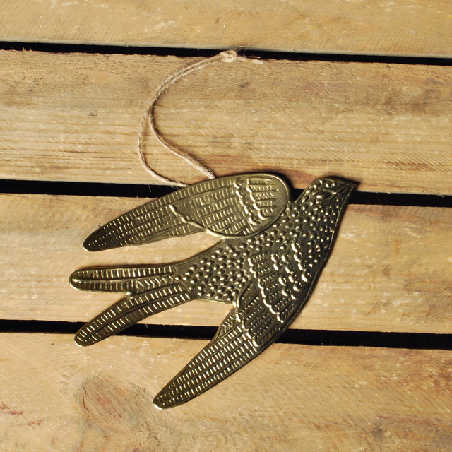 Gold Swallow Decoration
