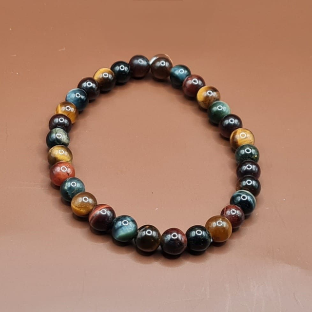 Bracelet Oeil de tigre, oeil de faucon, oeil de taureau