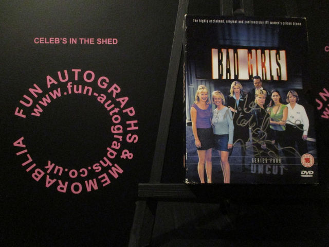 Nicole Faraday - 'Bad Girls Series 4' Authentic Autographed Dvd Cardboard Cover (SEE PIC)