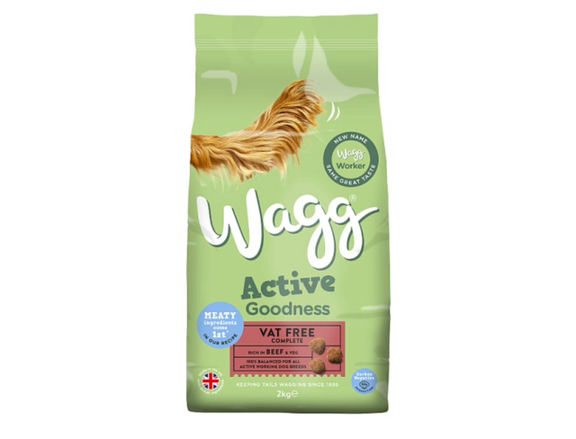 Wagg 2kg Beef and Veg dog food