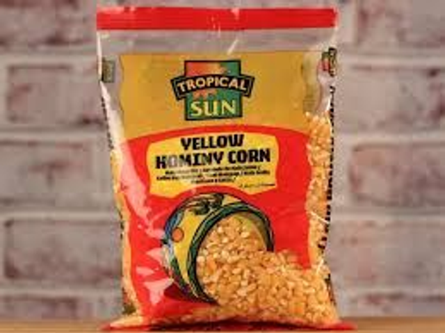 Tropical Sun YELLOW HOMINY CORN