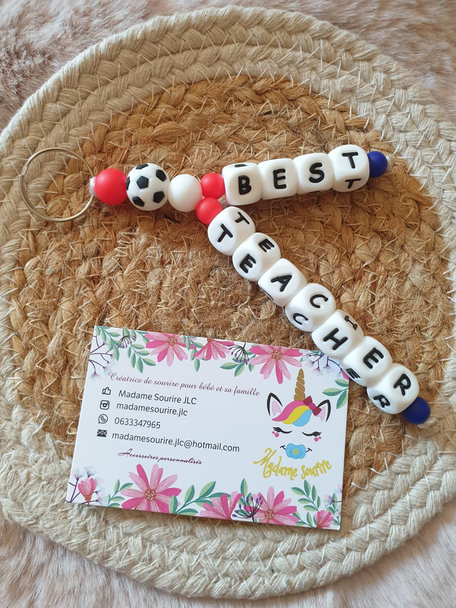 Porte Clés 2 branches liées Foot