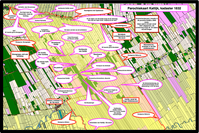  Unieke Historische Poster Katlijk 1832 (A3 210gr)