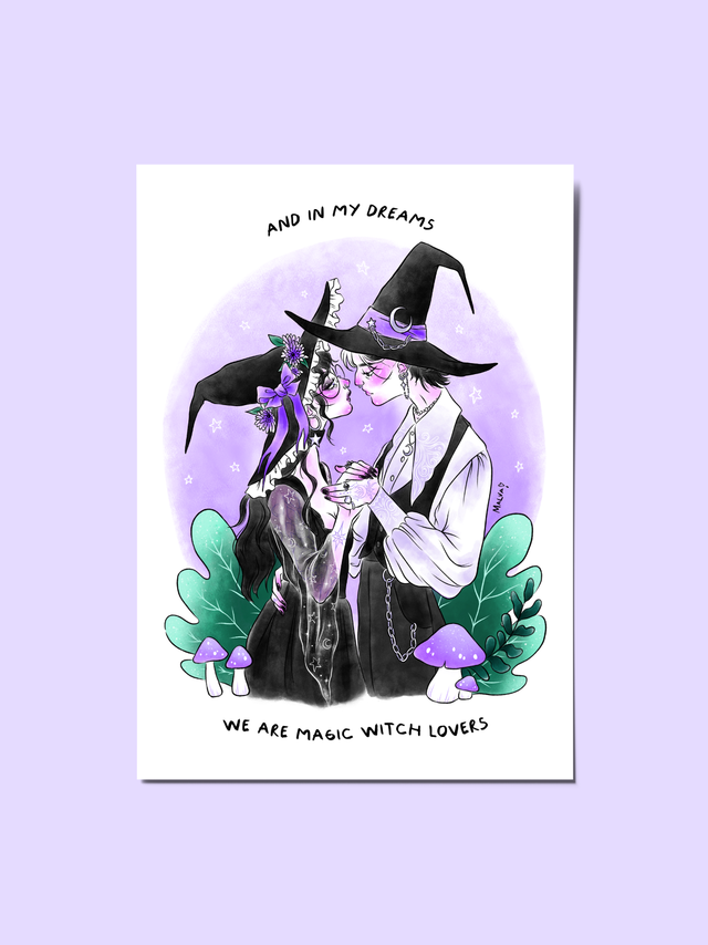 Magic witch lovers