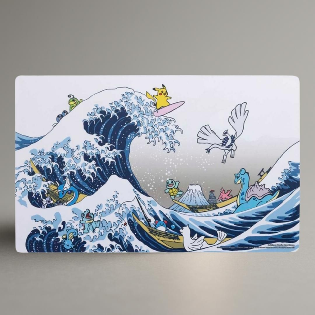 Great Wave Pikachu & Friends Playmat