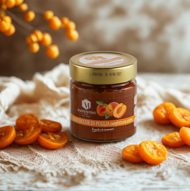 Confettura extra di albicocche - Mastrototaro Food - 250gr
