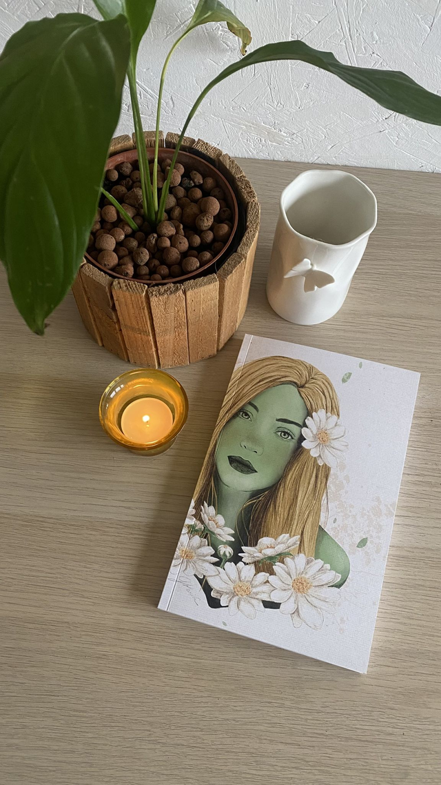 Carnet de note illustré avec agenda - &quot;Etini&quot;