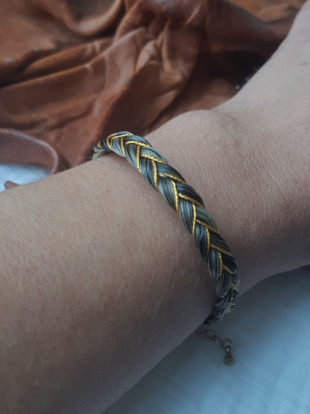 Bracelet Crins de Chaval Tissés
