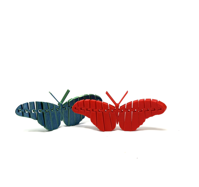 3D Printed Articulated Butterfly Fidget Toy