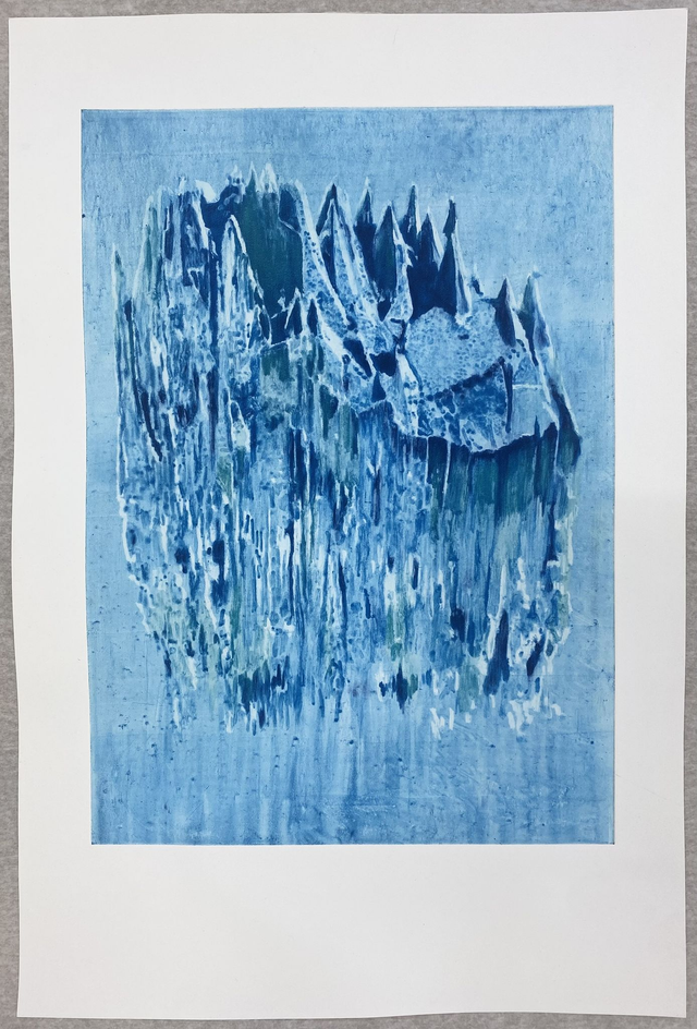 Only for this moment (Cyan - Prussian Blue - Yellow)