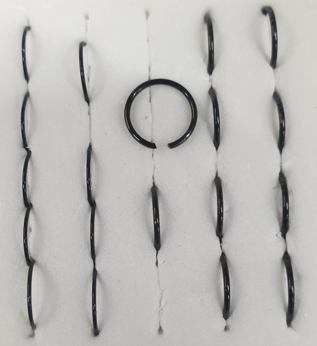 Nose Ring Stainless Steel Black Color 