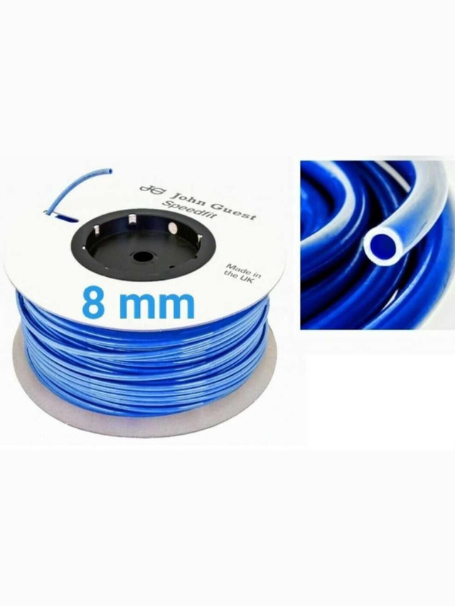 Tubo diametro 8 mm. per acqua - taglio a metro