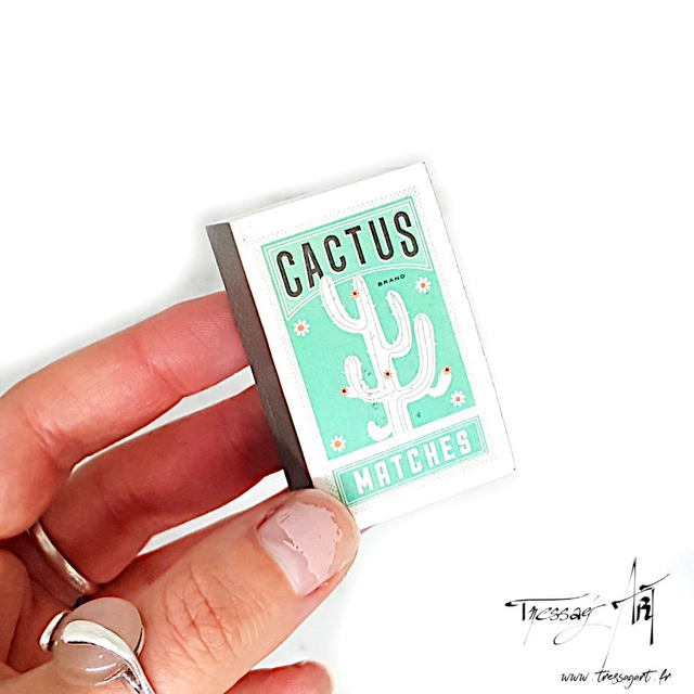 REX LONDON - MINI BLOC-NOTES CACTUS - RE008