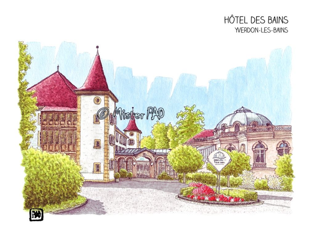 Hôtel des Bains Yverdon-les-Bains, Suisse